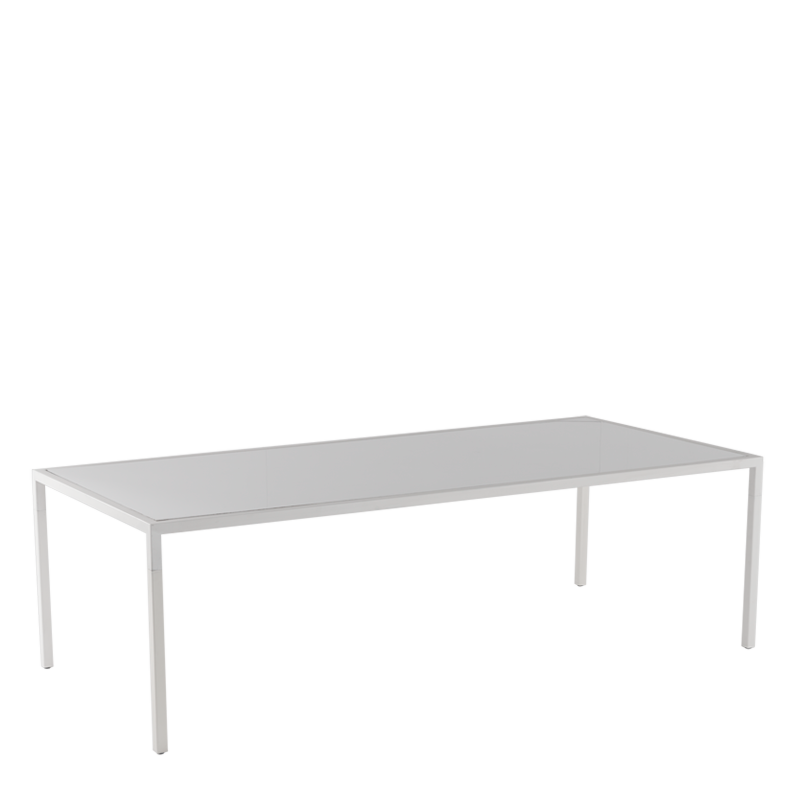 Unico 8"x4" Dining Table with White Frame