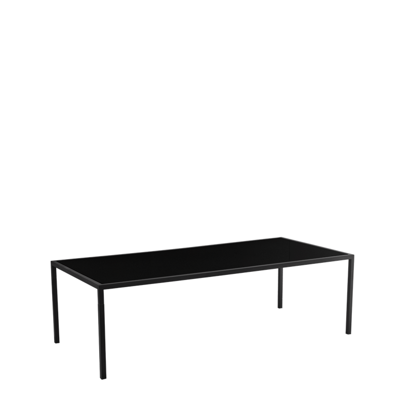 Unico 8"x4" Dining Table with Black Frame