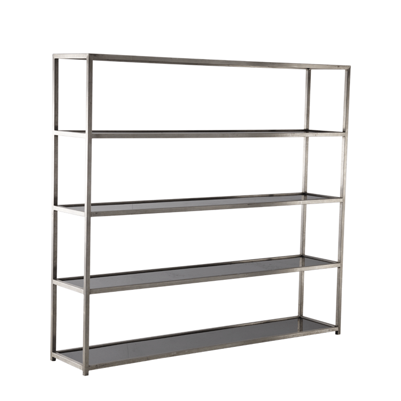 Unico Shelving Unit with Stainless Steel Frame