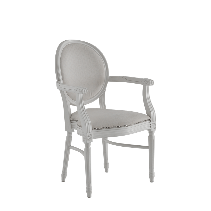 Chandelle Armchair in White