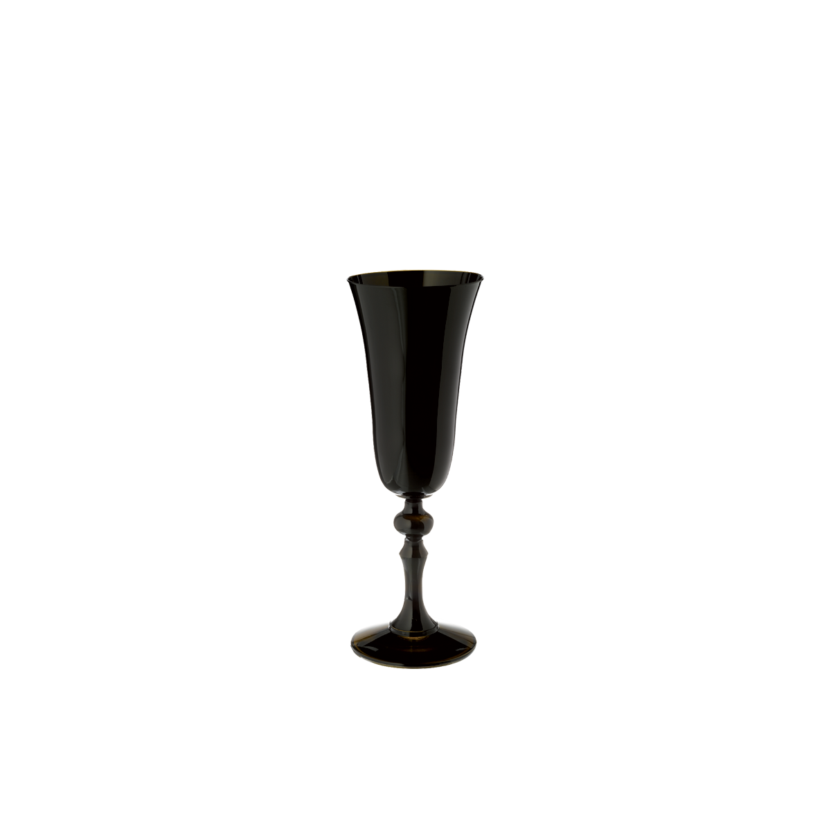 Black Champagne Flute 15 cl Hire | Options Greathire London