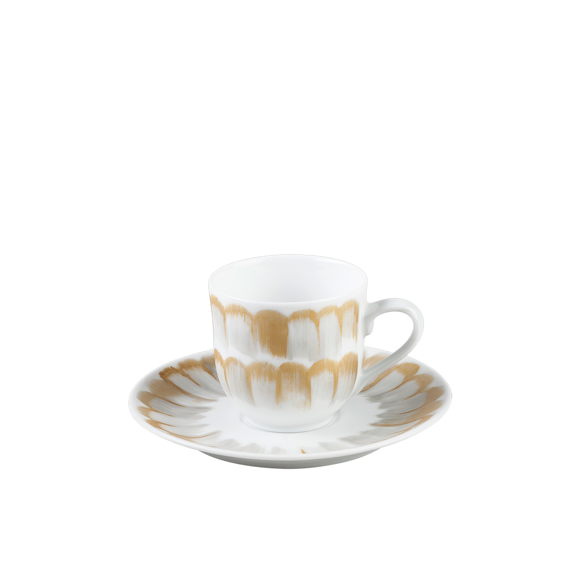 Feather coffee cup and saucer 12cl Hire | Options Greathire London