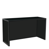 Unico DJ Booth with Black Frame and Black Panels