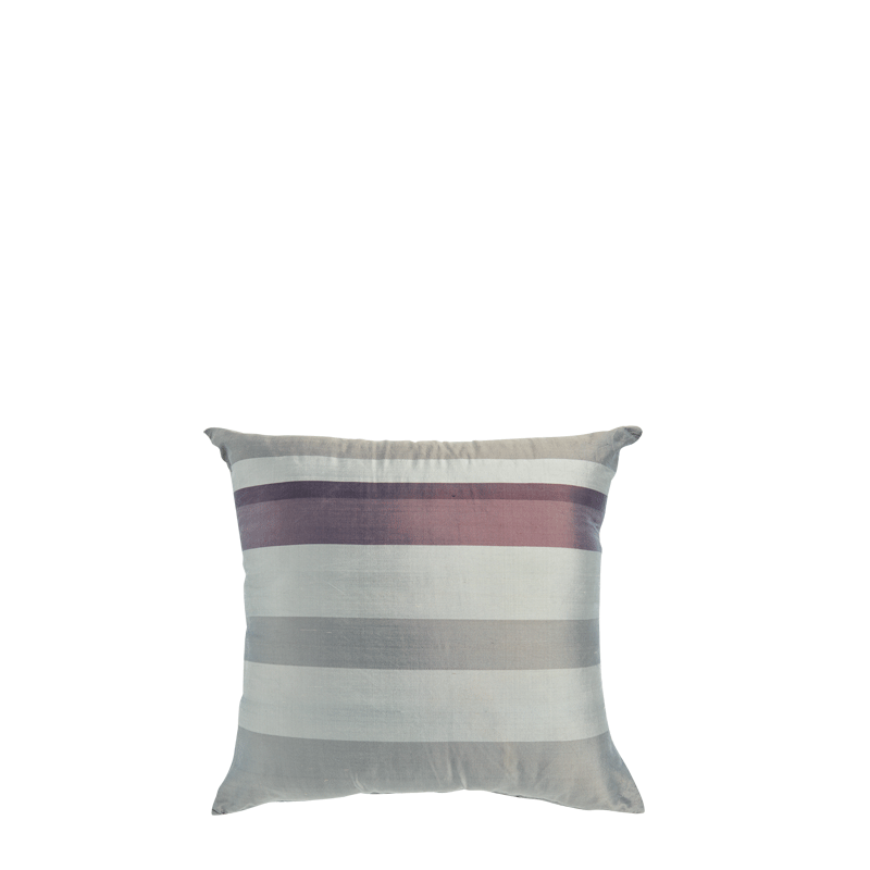 Grey Striped Cushion