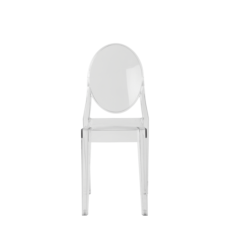 Victoria Ghost Chair in Clear